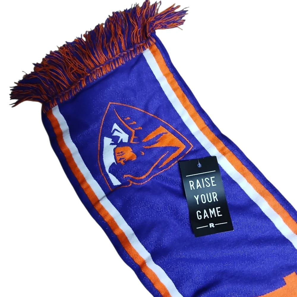 Hobart Soccer Scarf in Purple and Orange